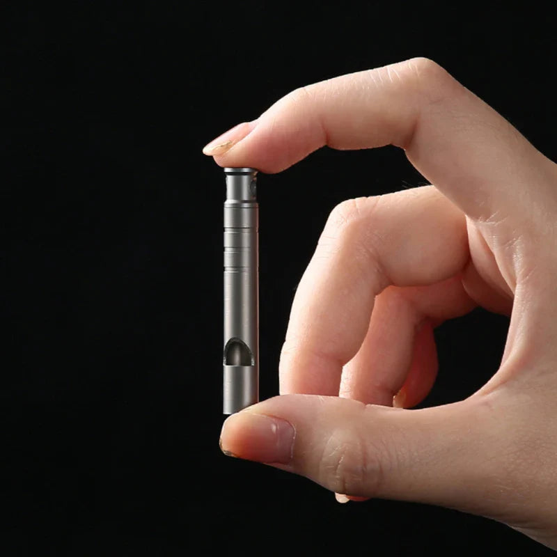 Titanium Survival Whistle – Emergency Camping & Hiking Gear