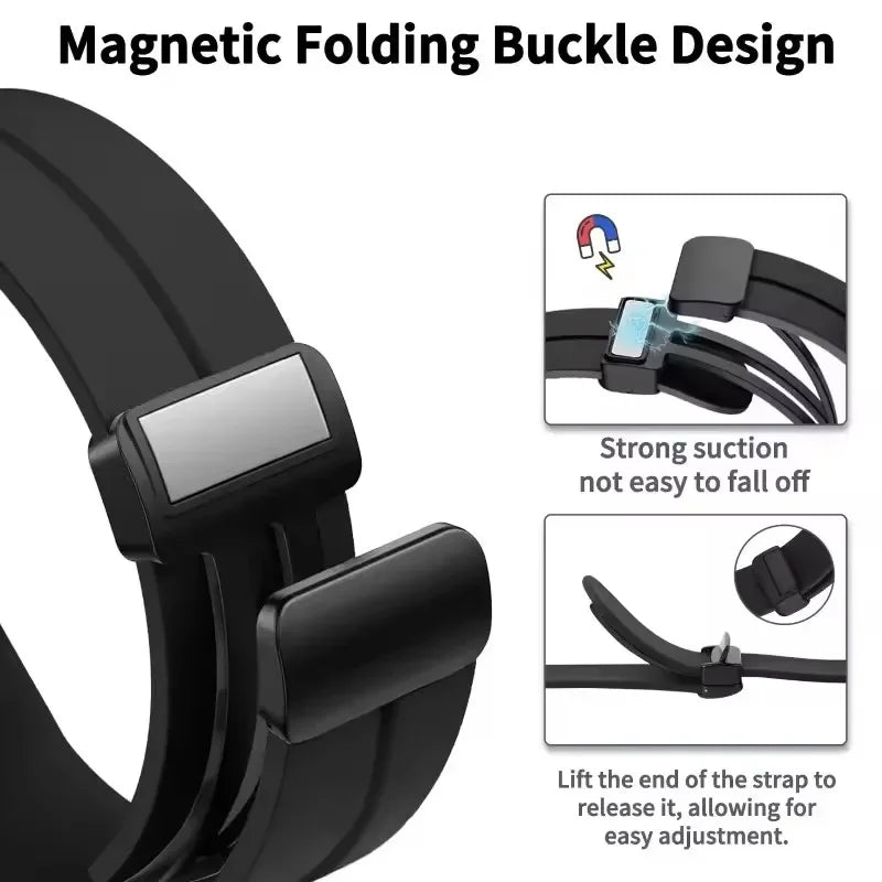 Silicone Watch Band 20mm 22mm – Xiaomi Samsung Huawei Strap Peaceful Pleasures Health and Wellness