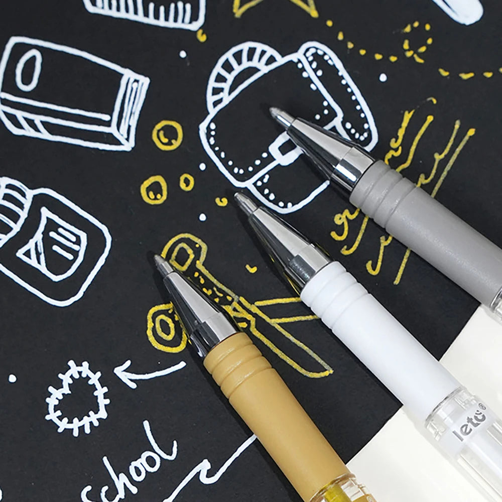 Art Highlighting Pen 1 0 Student Hand Drawn White Graffiti Hook Line