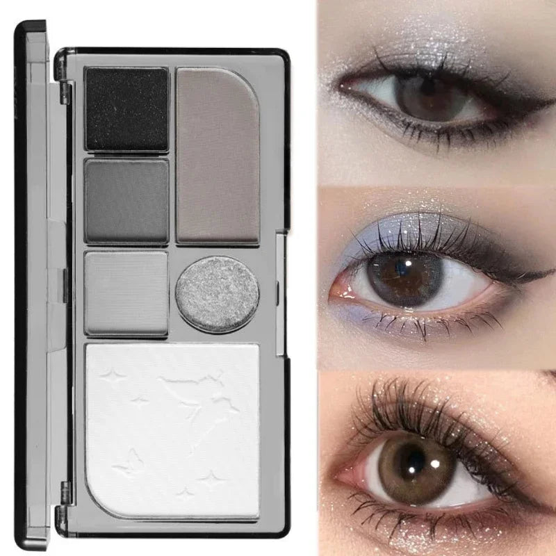 IFANYUO 6-Color Smokey Eyeshadow Palette | Shimmer & Matte