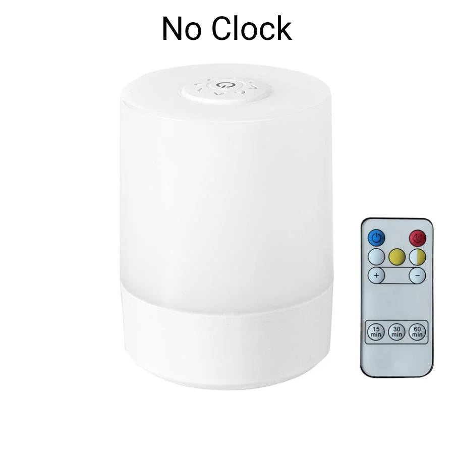 Touch Dimmable LED Night Lamp with Remote Clock Time Display or not Eye Protection Reading Lamp Bedside Night Light Rechargeable Peaceful Pleasures Health and Wellness No Clock