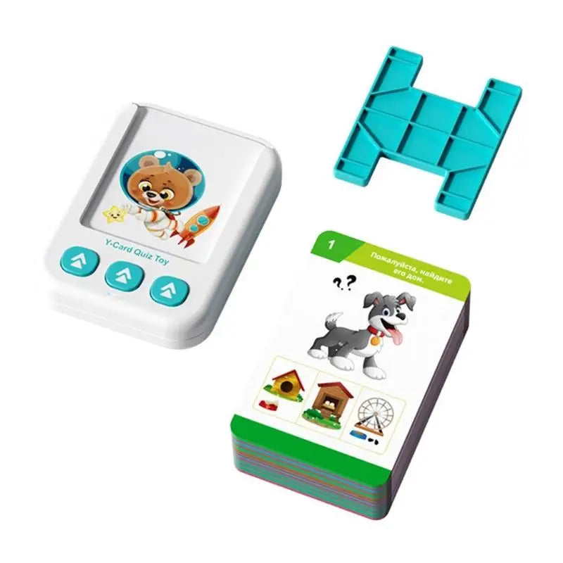 Bilingual Flashcard Learning Machine for Kids | 55 Cards