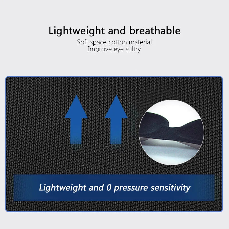 3D Memory Foam Sleep Mask – Light Blocking Eye Cover