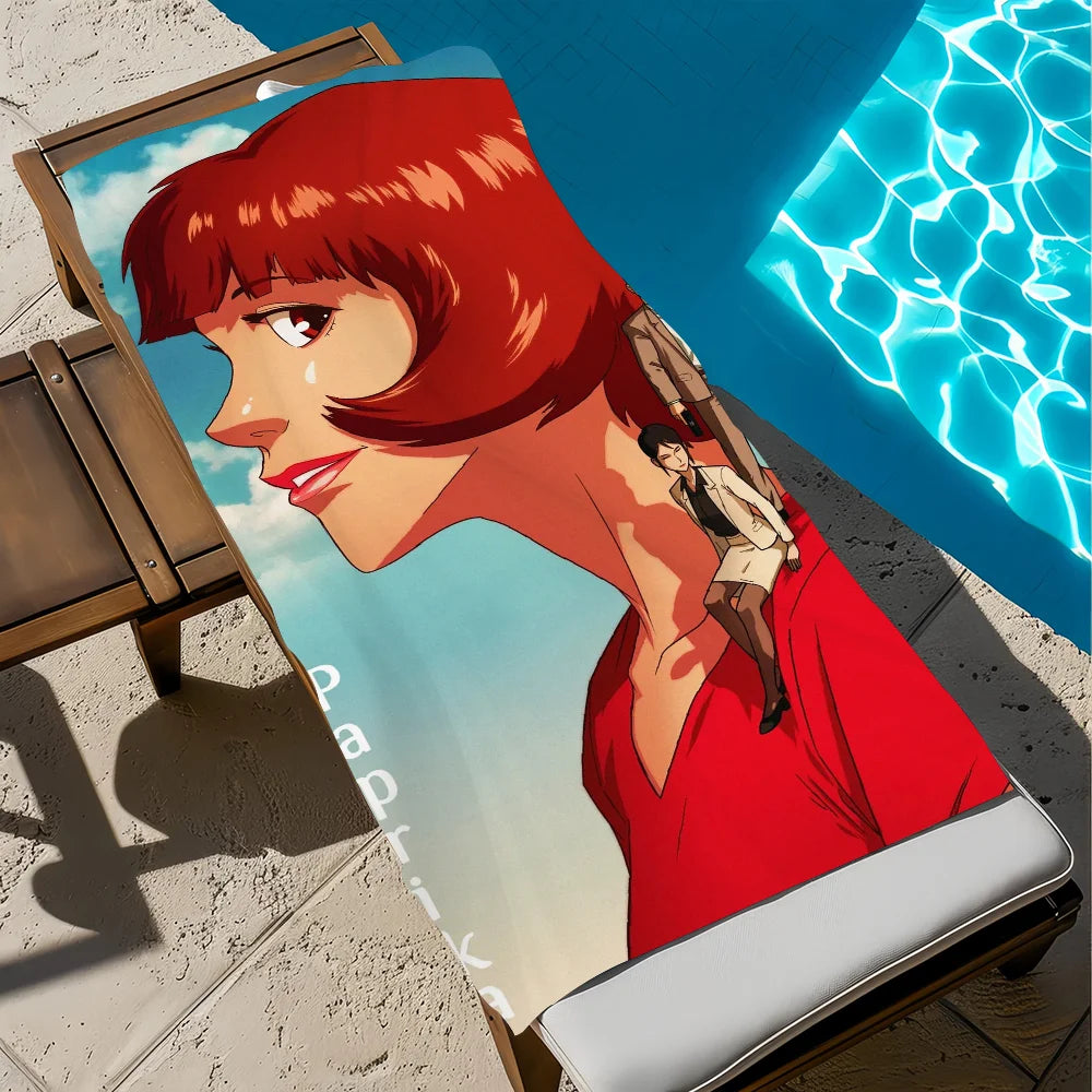 Anime Paprika Quick-Dry Beach Towel | Soft Pool & Travel Towel Quick-Dry Beach Towel Peaceful Pleasures Health and Wellness z5 STJ150x260CM