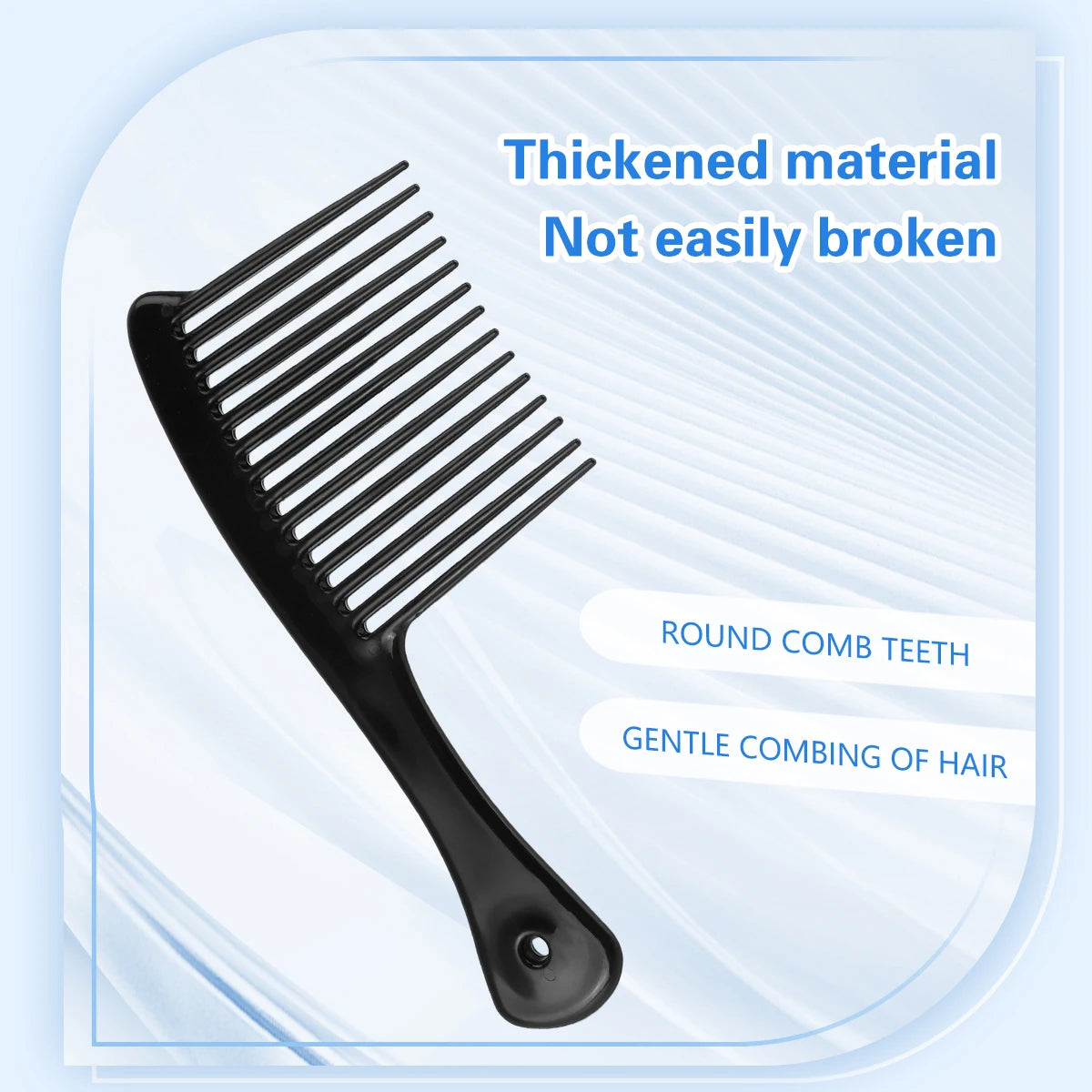 Barber Wide Tooth Shark Plastic Comb Anti Static Comb Hairdressing Detangling Wide Teeth Combs Fluffy Hair Salon Styling Tools Peaceful Pleasures Health and Wellness
