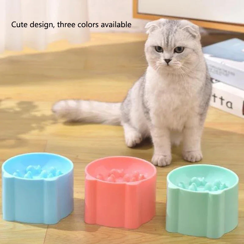 Slow Feeder Dog & Cat Bowl | Puzzle Dish for Fast Eaters
