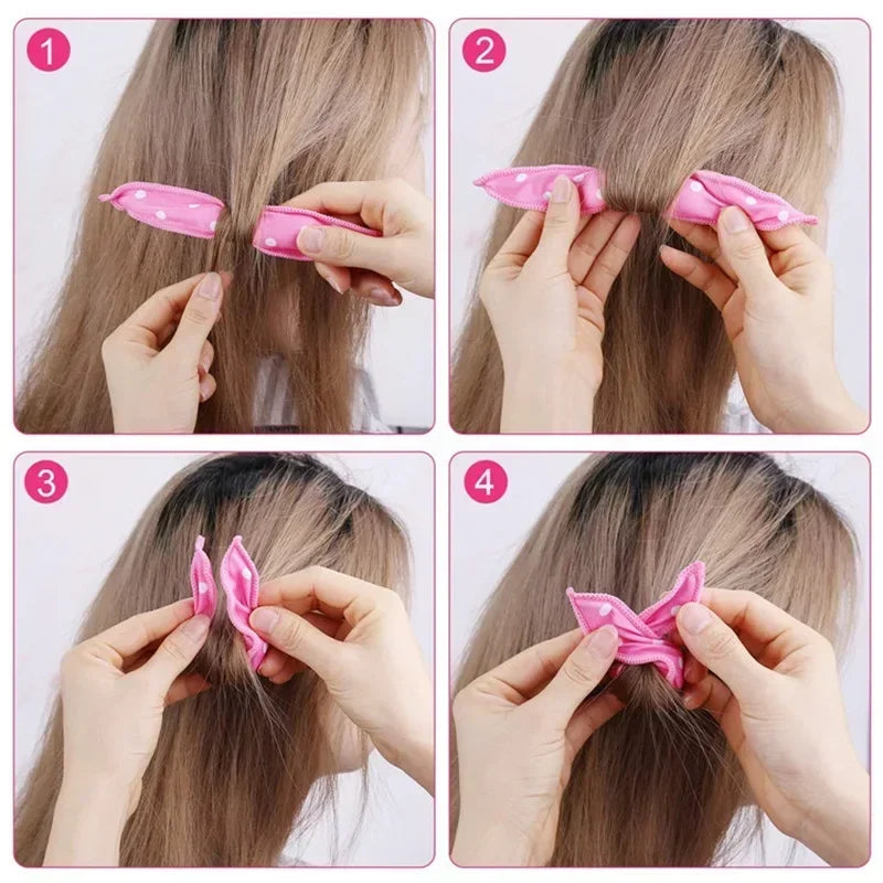 10Pcs/Lot Hair Curlers Soft Sleep Pillow Hair Rollers Set Best Flexible Foam and Sponge Magic Hair Care DIY Styling Tools Peaceful Pleasures Health and Wellness