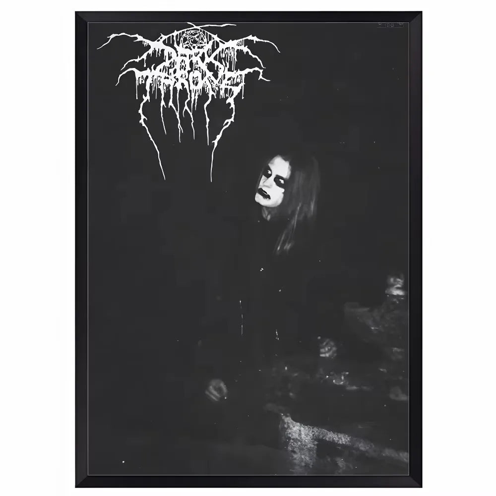 Classic D-DarkthroneS Band Poster HD Art Sticky Wall Waterproof Home Living Room Bar Office Aesthetic Decoration Peaceful Pleasures Health and Wellness ZLH5283 100x150cm No Frame