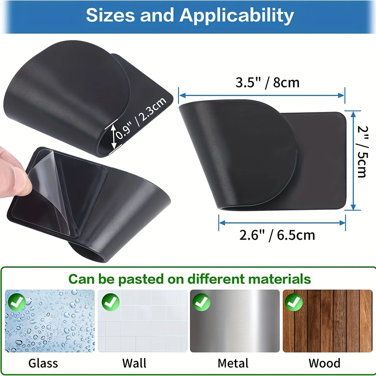 1/3/6Pairs Pot Lid Holder Wall-Mounted Hanging for Pan Pot Cover Rack Kitchen Organizer Plastic Kitchen Storage Rack Peaceful Pleasures Health and Wellness