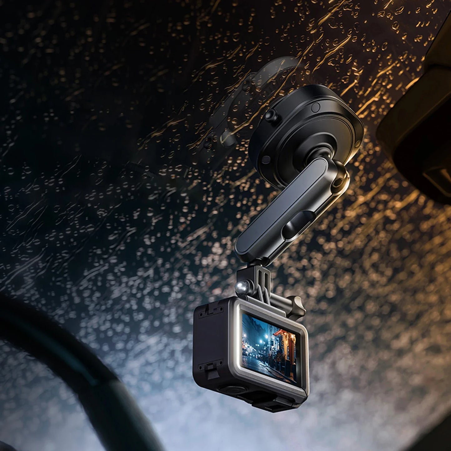 360° Suction Cup Car Mount for GoPro, DJI & Insta360