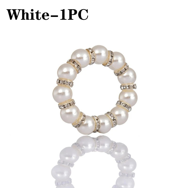 Handmade Beaded Pearl Napkin Rings – Wedding & Party Decor