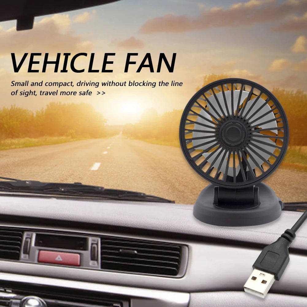 Car Fan Single Head Fan 360° Adjustable Cooling Fan Car Electrical Appliances With Cigarette Lighter Plug For Car Truck SUV RV Peaceful Pleasures Health and Wellness