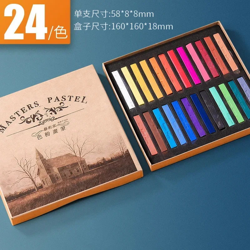 Polymer Clay Doll Makeup Chalk 12/24/36/48 Color Artist Chalk Stick Set School Supplies Professional Blush Coloring Pen Peaceful Pleasures Health and Wellness 24 colors