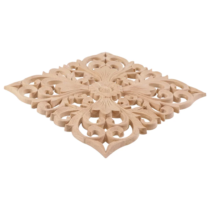 A36T-Wooden Decal Supply European-Style Applique Real Wood Carving Accessories And Retail.Woodcarving Peaceful Pleasures Health and Wellness