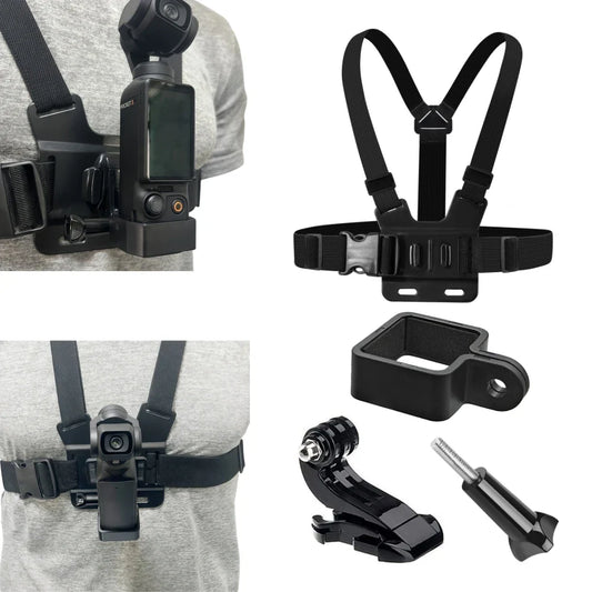 DJI OSMO Pocket 3 Chest Harness Mount & Expansion Bracket Action Camera Mount Oasis Select