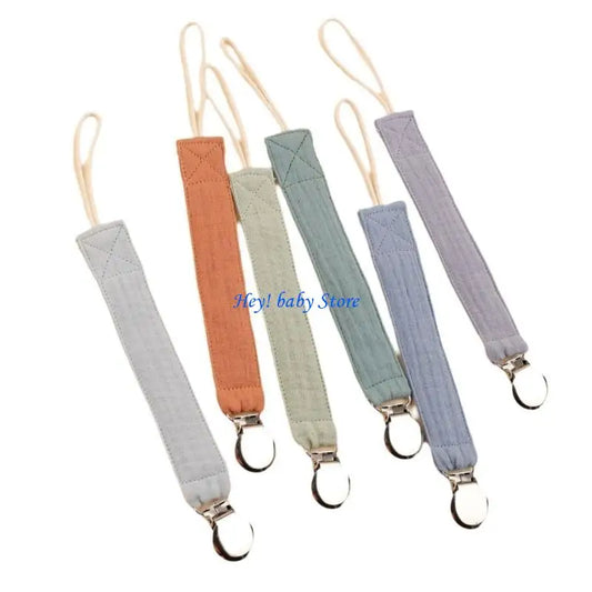 6-Pack Baby Pacifier Clips & Soother Chain Straps | Newborns Pacifier Clip Set Peaceful Pleasures Health and Wellness