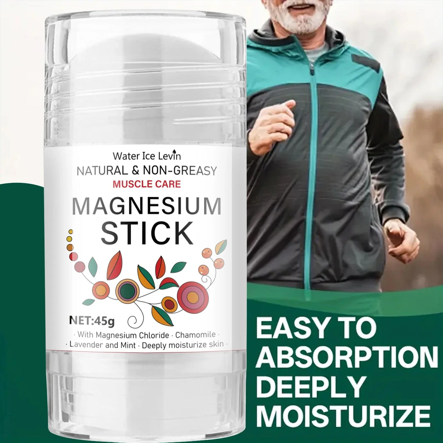 Magnesium Stick for Muscle Care – Natural Non-Greasy Formula