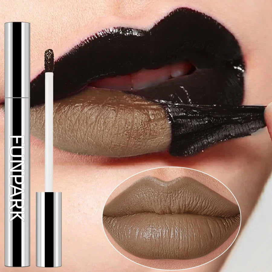 FUNPARK Korean Peel-Off Matte Lip Tint – 5 Colors, Waterproof