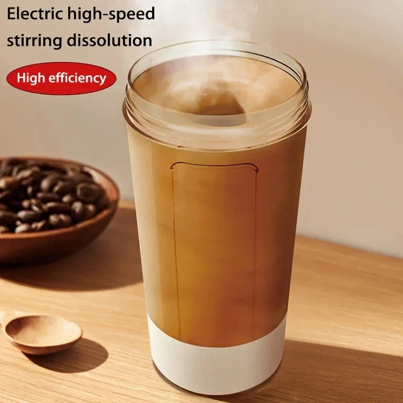 Electric Shaker Cup 450ml Self-Stirring Intelligent Shaker For Protein Shake Meal Replacement Portable Sport Mixing Cup Peaceful Pleasures Health and Wellness