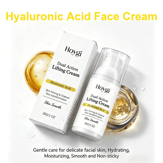 Hoygi Hyaluronic Acid Face Cream – Lifting & Firming 30g Face Moisturizer Cream Oasis Select