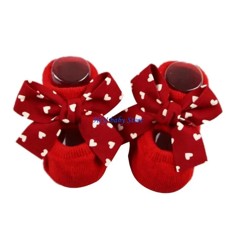 Baby Cotton Anti-Slip Floor Socks – Unisex Knit Ankle Socks