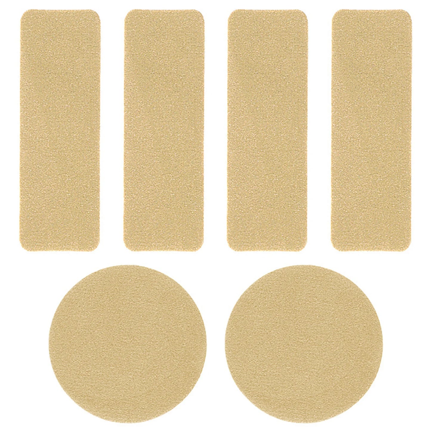 6pcs Inside Shoe Repair Patches Multi Color Inside Hole Repair Shoe Patches for Most Types of Shoes Peaceful Pleasures Health and Wellness Beige