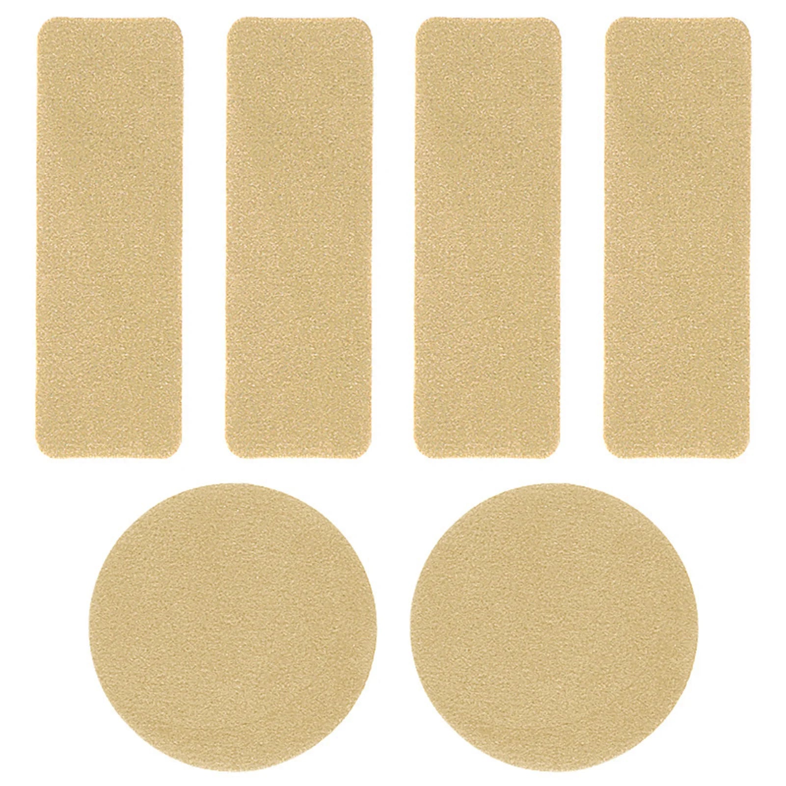 6pcs Inside Shoe Repair Patches Multi Color Inside Hole Repair Shoe Patches for Most Types of Shoes Peaceful Pleasures Health and Wellness Beige