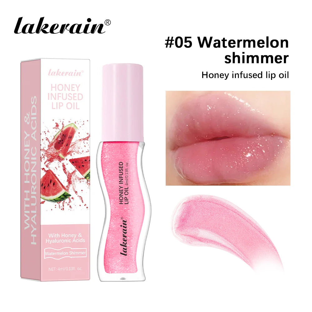 Lakerain Honey Lip Oil – Moisturizing Tinted Gloss | 4ml