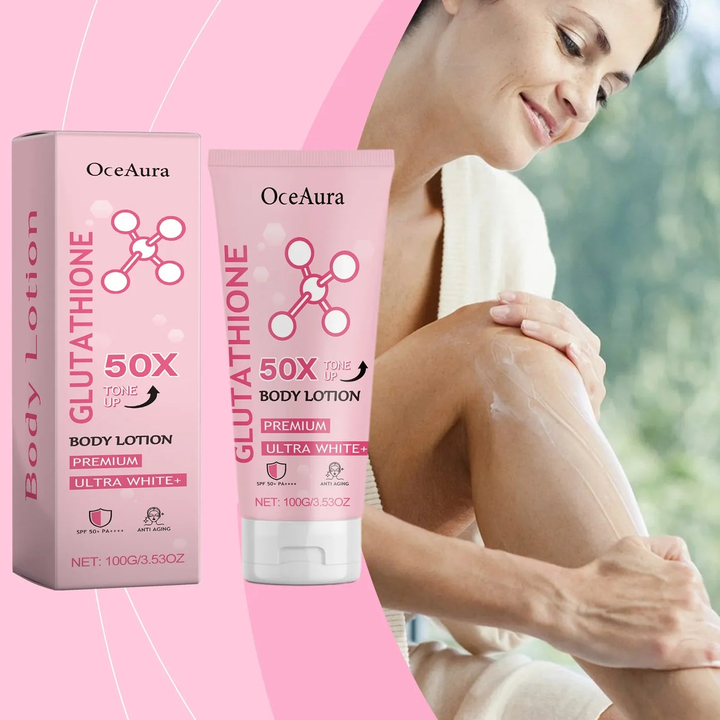 OceAura Brightening Body Cream – Dark Spot & Skin Tone Lotion