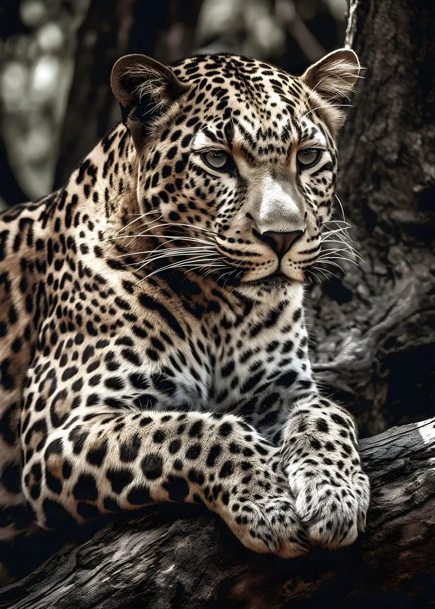 Abstract Wildlife Canvas Wall Art | HD Animal Print Poster