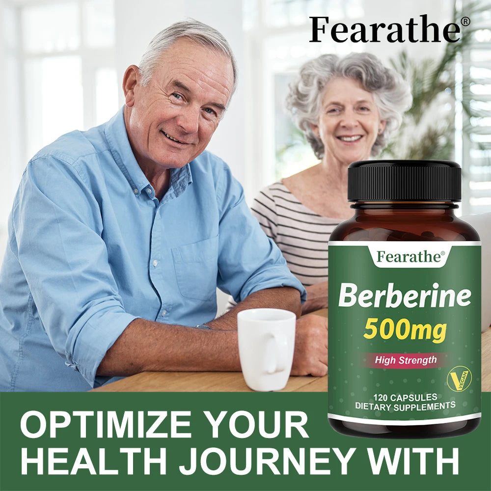 Berberine Supplement, 500mg, Healthy Metabolic Support Heart, Immune System, Gut Health, 30/60/120 Vegan Capsules, NON-GMO Peaceful Pleasures Health and Wellness