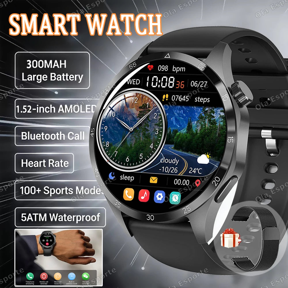 Ola Esporte 1.52" Smart Watch – Bluetooth Call & Fitness Tracker