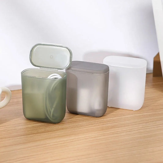 Mini Plastic Storage Box with Lid | Cable & Accessory Organizer Plastic Storage Box Oasis Select random color