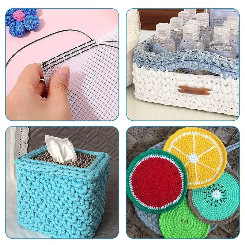 Plastic Cross Stitch Canvas Mesh – DIY Embroidery & Knitting