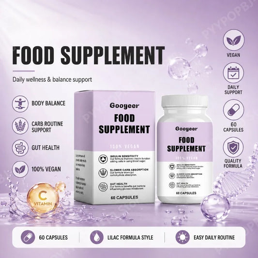 Vitamin C Daily Dietary Supplement – Clean Formula 60 Capsules Vitamin C Supplement Peaceful Pleasures Health and Wellness