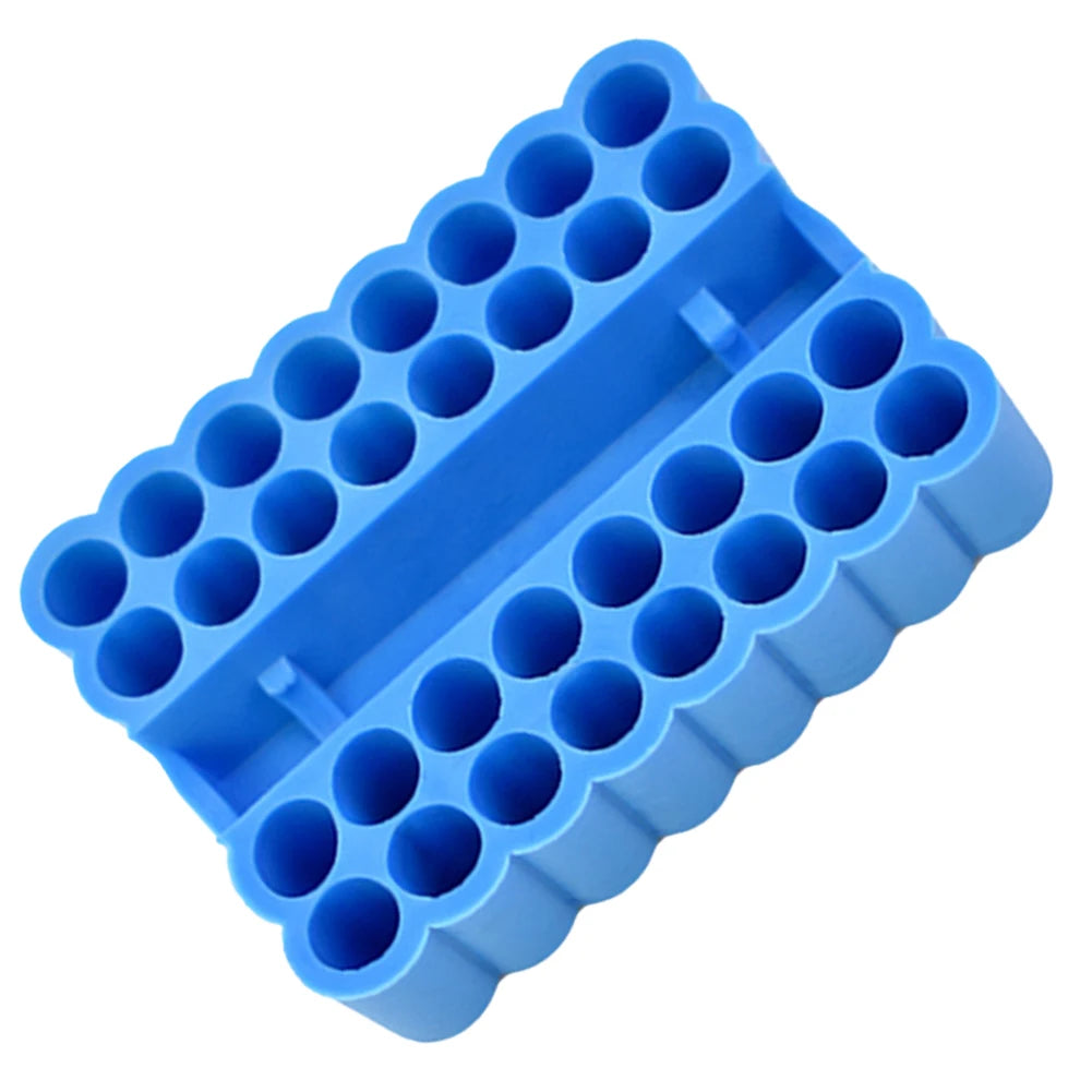 Bit Holder 32 Holes Organiser Screwdriver Drill Storage Shank Box
