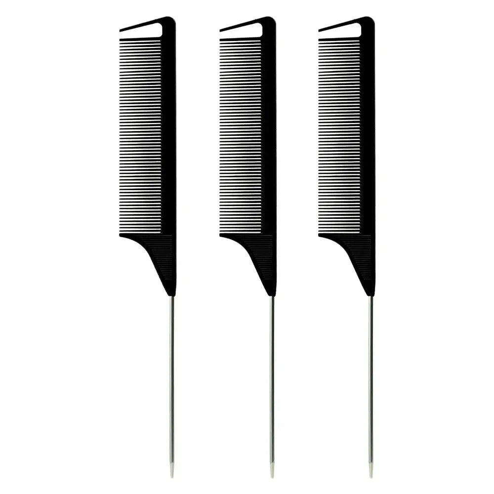 4-Piece Pointy Tail Comb Set – Anti-Static Hair Styling Tools