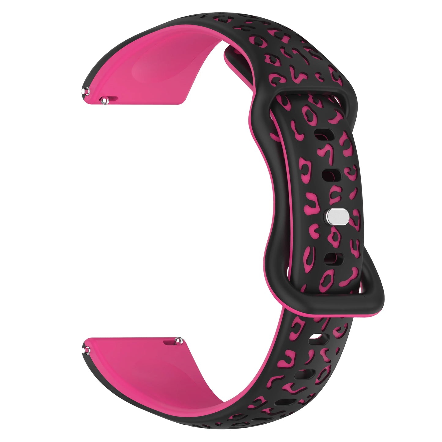 Leopard Silicone Sport Watch Band – 16/18/20/22mm, Amazfit
