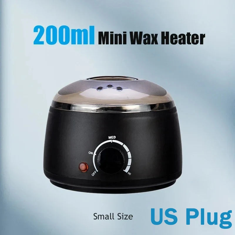 2026 200ML Hair Removal Tool Warmer Wax Heater Hands Feet Epilator Depilatory Paraffin Wax Machine Kit/Wax Beans/Wax Heater Peaceful Pleasures Health and Wellness 035-B-US
