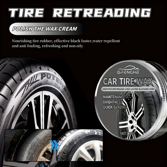 Tire Gloss Wax – Shiny Black Tire Polish & Long-Lasting Protection Tire Polish Wax Oasis Select Default Title