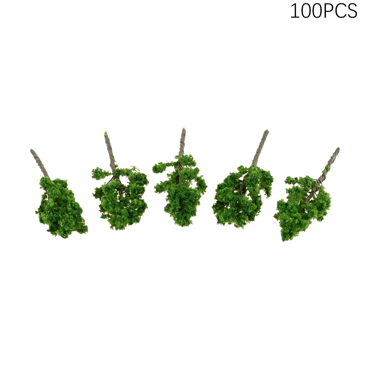 100pcs Miniature Trees for Architecture & Diorama Models 3.6cm
