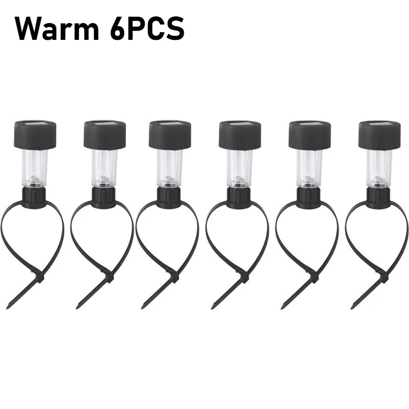 Solar Pool Lights Waterproof LED Fence & Ground Lamp Set