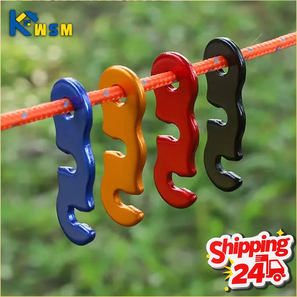 Adjustable Tent Rope Tensioner | Aluminum Guy Line Adjuster