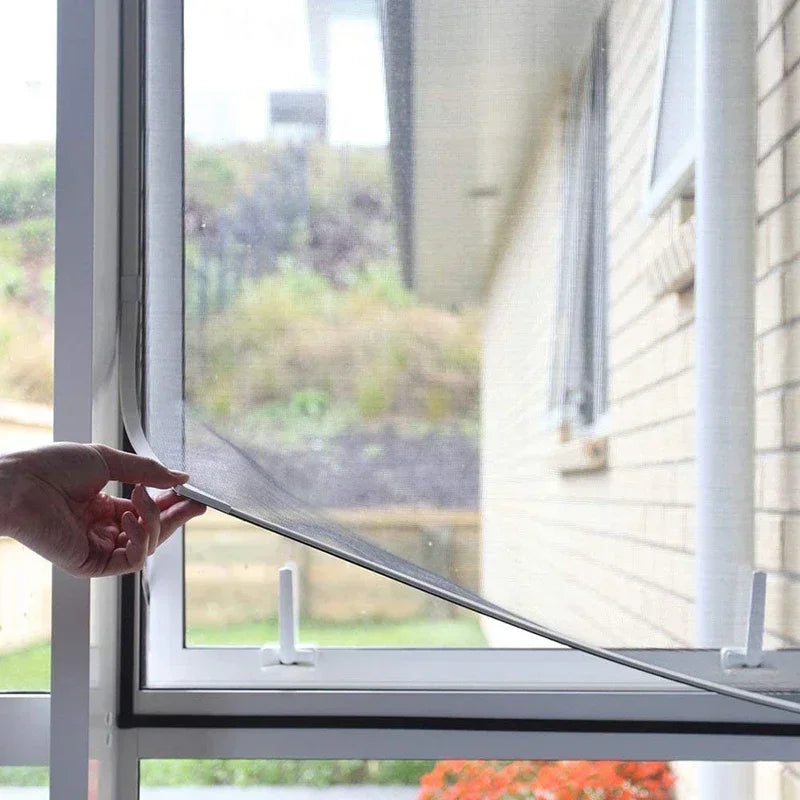 Magnetic Mosquito Net Window Screen | Hook & Loop Insect Mesh Window Insect Screen Peaceful Pleasures Health and Wellness
