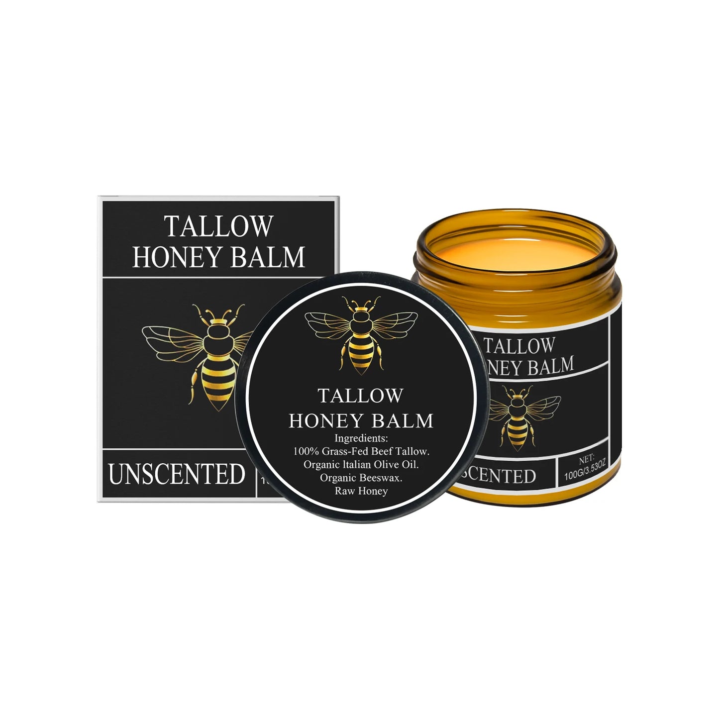 Honey Tallow Moisturizing Cream – Anti-Aging Daily Face Care