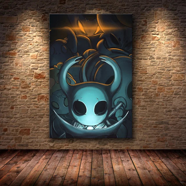 Hollow Knight Hallownest Map HD Canvas Poster | Wall Art Canvas Wall Art Poster Peaceful Pleasures Health and Wellness