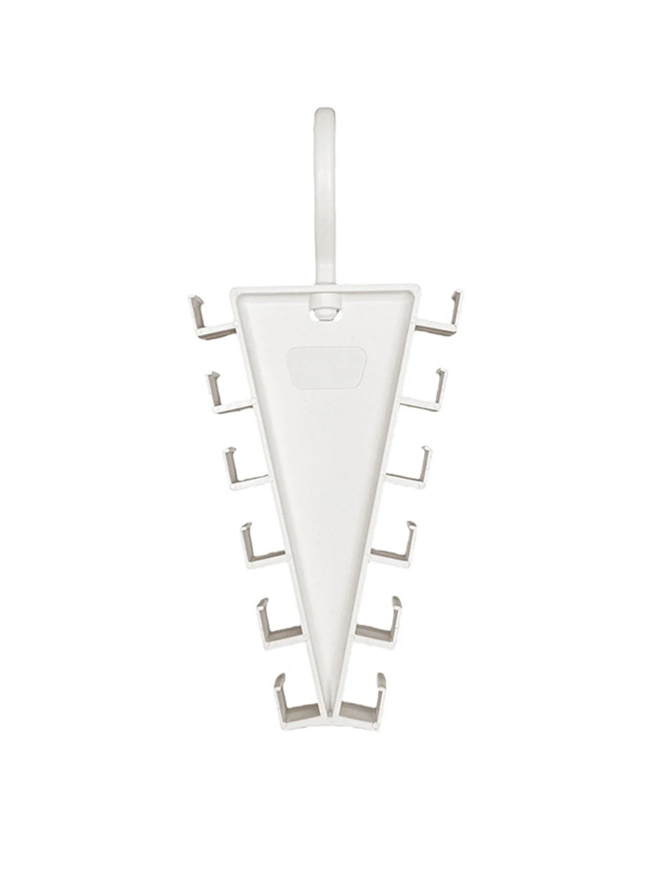 1Pcs V-shaped Storage Hanger 360° Rotating Clothes Hanger Hook Wardrobe Clothing Shelf Storage Hooksoom Organizer Hook Peaceful Pleasures Health and Wellness WHITE