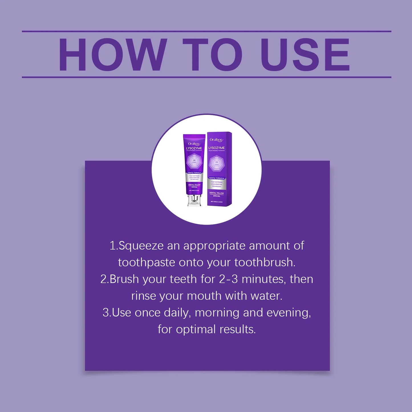 Oralhoe Whitening Toothpaste – Stain Removal & Fresh Breath
