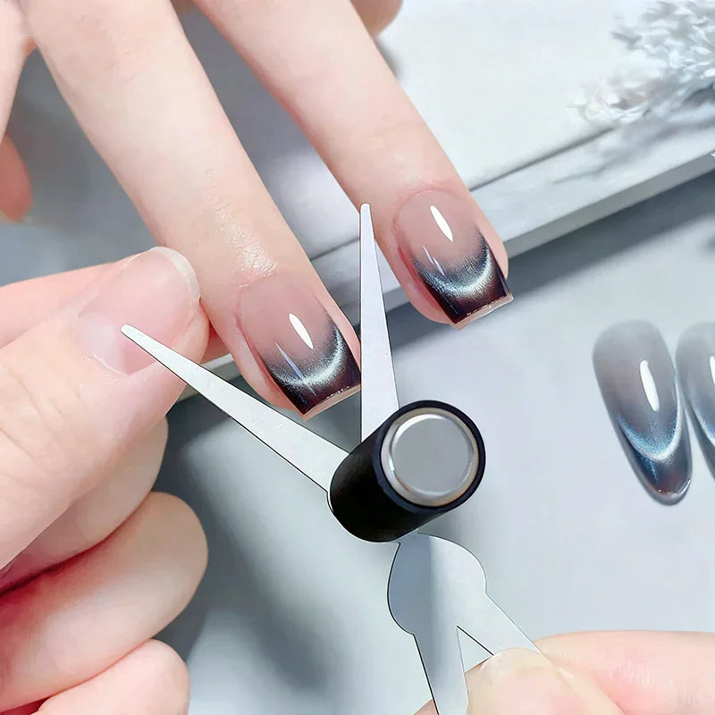 Multifunctional Cat's Eye Nail Magnetic Stick Super Strong Gel Polish Magnet Pen Cylinder Magnetic Cat's Eye Magnet Iron Sheet Peaceful Pleasures Health and Wellness