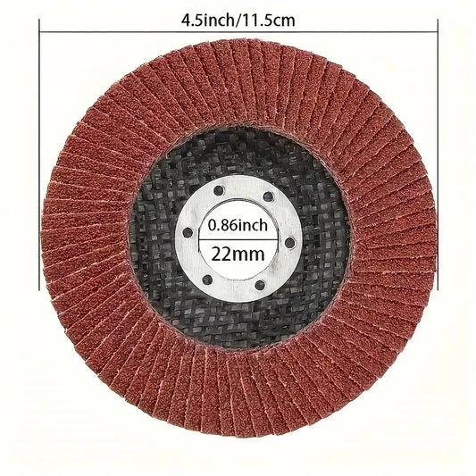 Zirconia Wing Blade 40-120 Grinding Wheel 7 8 Hole Disc Wood Peaceful Pleasures Health and Wellness Red 80 1pcs